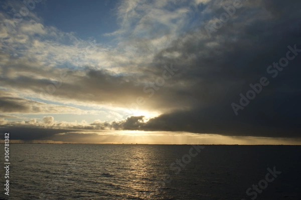 Fototapeta Sonnenuntergang Nordsee