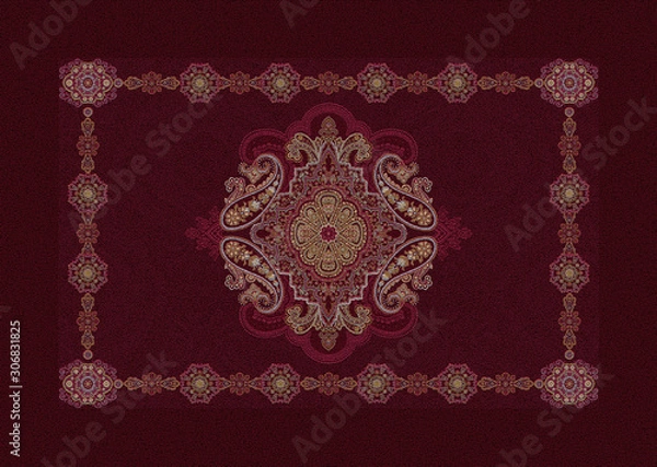 Fototapeta Classic paisley pattern, wallpaper pattern