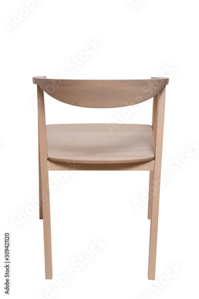 Fototapeta simple wood armchair