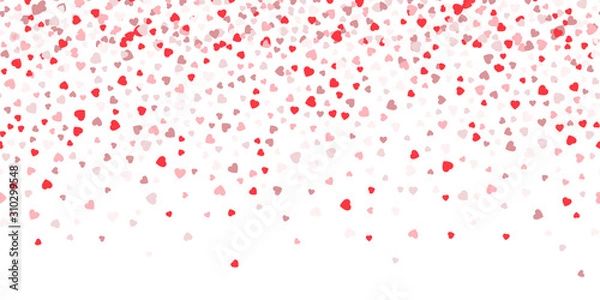 Fototapeta Heart valentines pattern background, Vector eps10