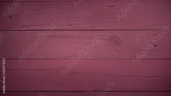 Fototapeta Wooden board painted in dry rose color