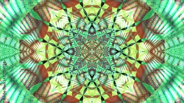 Obraz Kaleidoscope Mandala Art Design Abstract Background