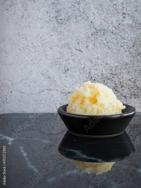 Fototapeta White caviar in a bowl