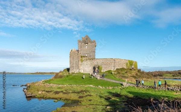 Fototapeta old castel in ireland