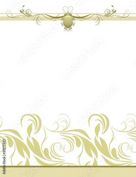 Fototapeta Decorative retro background for design. Vector