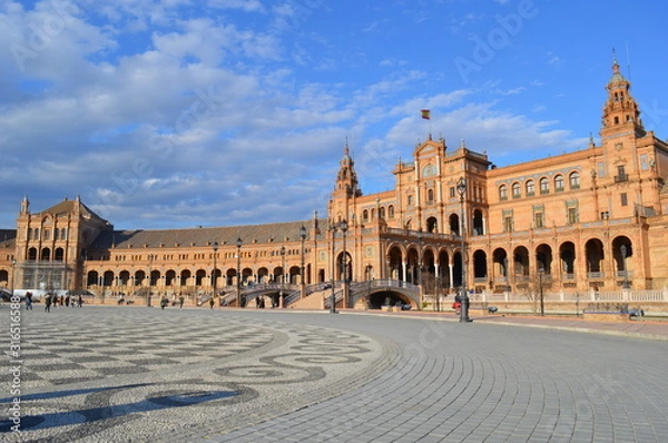 Fototapeta Plaza de España - Seville