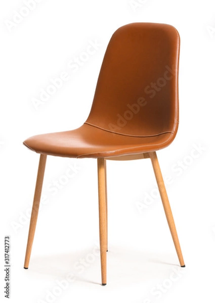 Fototapeta Modern chair on white background