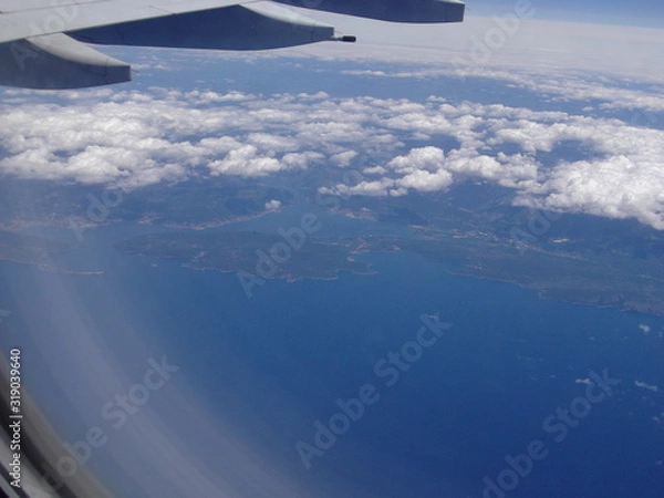 Fototapeta View from Airplane