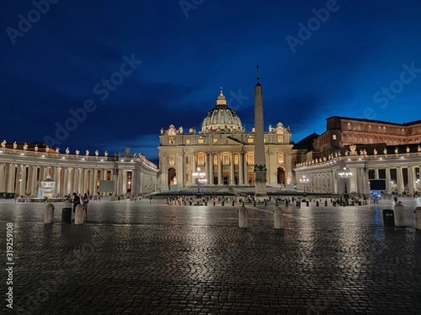 Fototapeta st peters cathedral in rome italy