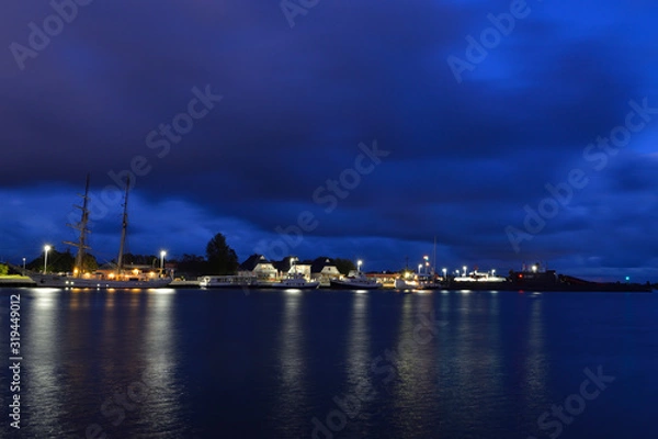 Obraz Kraftwerk und Hafen in Peenemünde