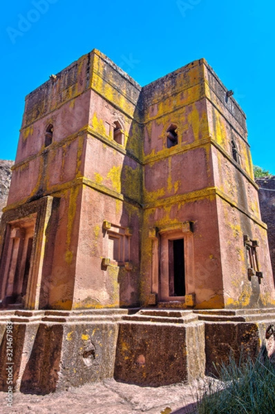 Fototapeta Bete Giyorgis, St George church, Lalibela