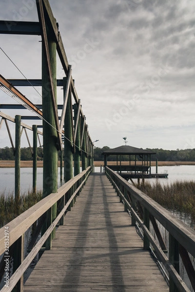 Fototapeta Southern marsh dock 2