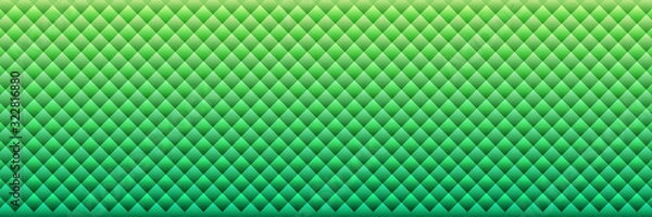 Fototapeta Green diamond abstract background. Illustration vector for presentation design. 