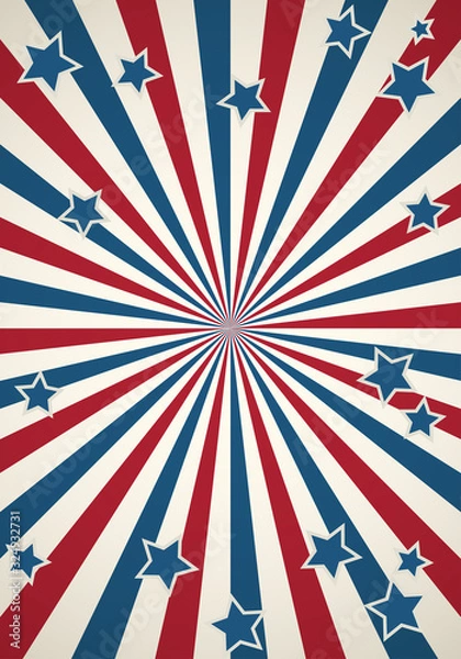 Fototapeta American patriotic background