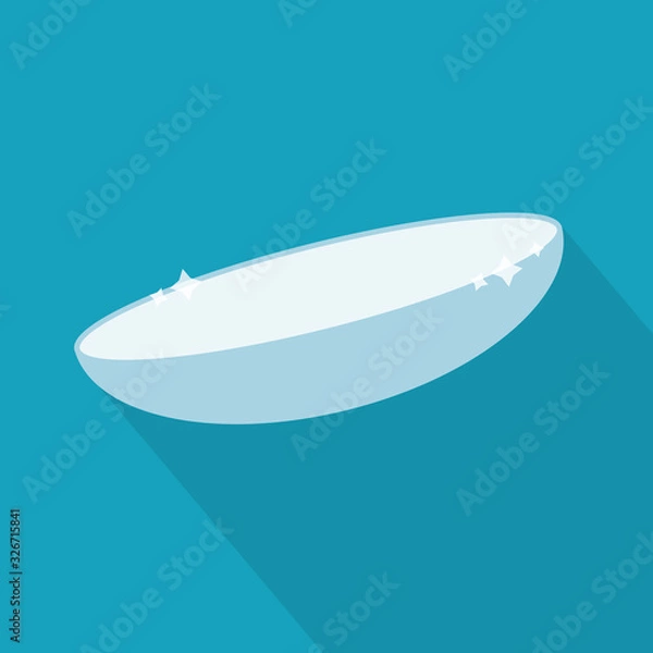 Fototapeta contact lens icon - vector illustration