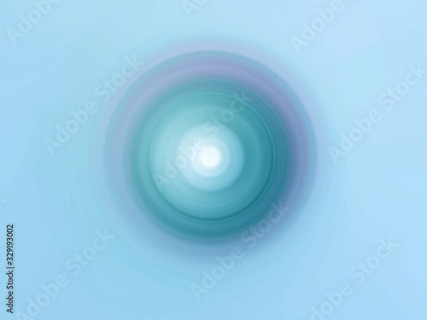 Fototapeta Abstract Radial Motion Blur on a blue Background. Circle pattern for label, textiles, garment or brochure design. Background for modern graphic design and text.       