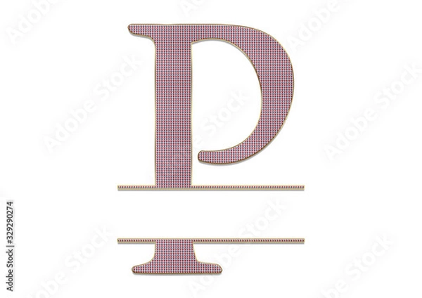 Fototapeta Monogram, Buchstabe