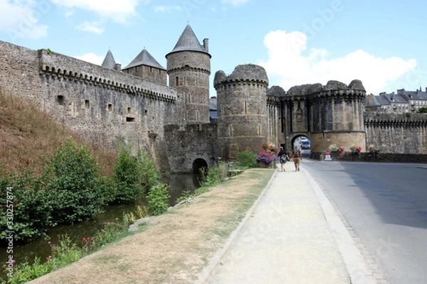 Fototapeta Fougères - Château Fort