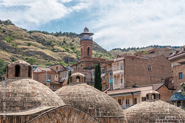 Fototapeta Abanotubani district in old Tbilisi