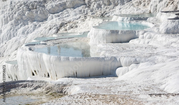 Fototapeta Thermal springs of Pamukkale, Turkey