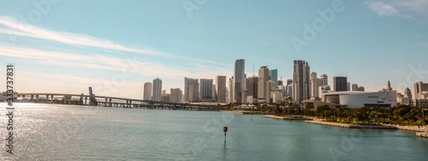 Fototapeta Skyline von Miami, Florida