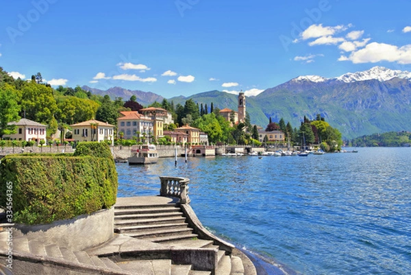 Fototapeta Tremezzo am Comer See in Italien - Tremezzo, Lake Como in Italy