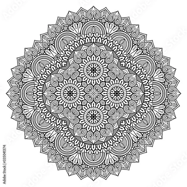 Fototapeta Mandala. Ethnic decorative elements