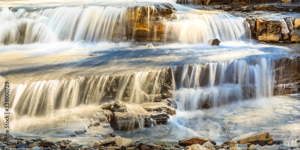 Fototapeta Waterfalls at Waterton Park