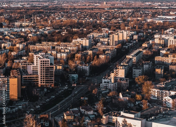 Fototapeta Urban Agglomeration, Europe, Poland, Mazovia, Pruszków