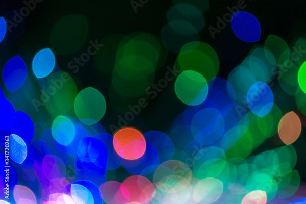 Obraz background of abstract multicolored neon lights