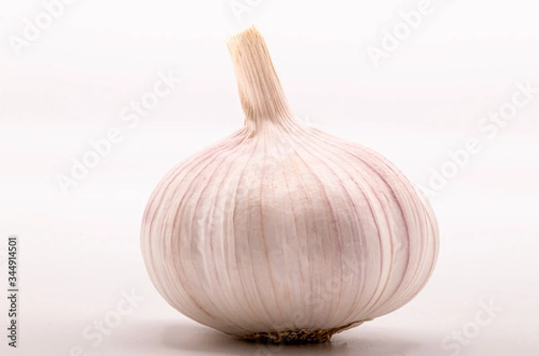 Fototapeta Close up of garlic isolate on white background.