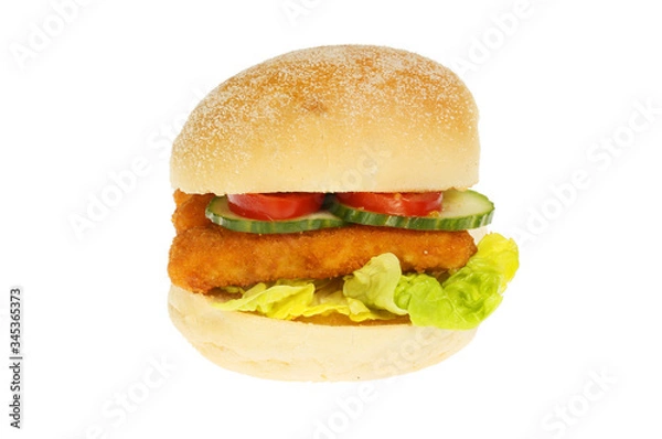 Fototapeta Fish finger burger