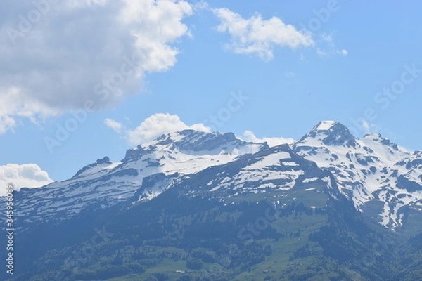 Fototapeta Berglandschaft in der Schweiz