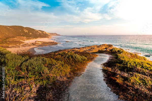 Obraz Atardecer en Australia, Lights beach.