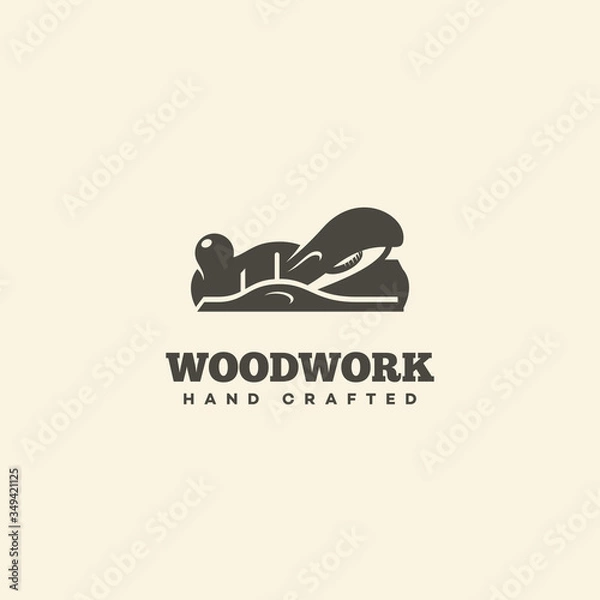 Fototapeta Woodwork logo