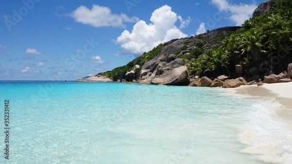 Fototapeta tropical seychelles island