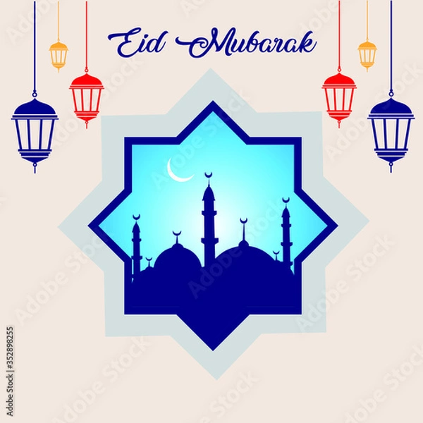 Fototapeta Eid Mubarak