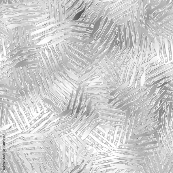 Fototapeta 3d metal seamless pattern, abstract background