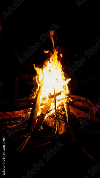 Fototapeta Campfire