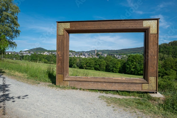 Obraz Schmallenberg im Sauerland durch grossen Bilderrahmen