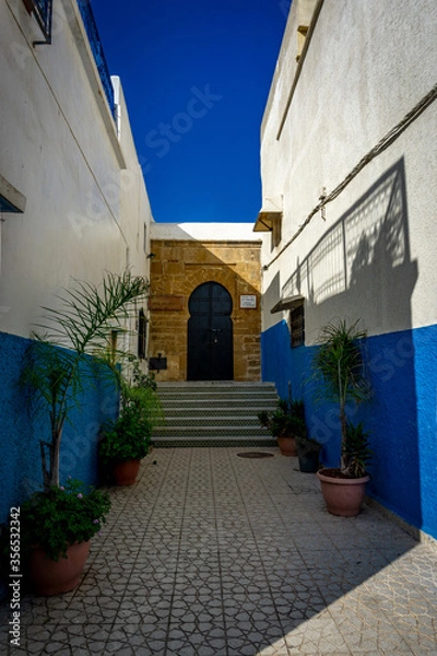 Fototapeta Kasbah of the Udayas is a fortified complex and a symbol of the Almohad architecture. Rabat, Morocco. North Africa.