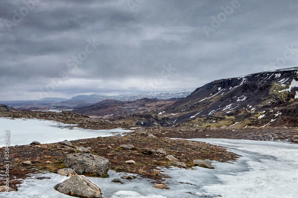 Fototapeta  The stunning Fossárdalur valley in Iceland