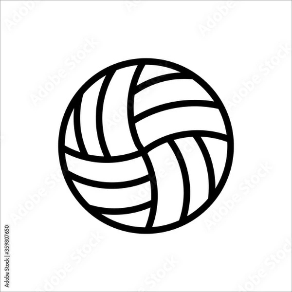 Fototapeta volleyball icon 