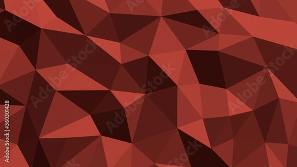 Fototapeta Abstract geometric background with shades of red. Template for web and mobile interfaces, infographics, banners, advertising, applications.