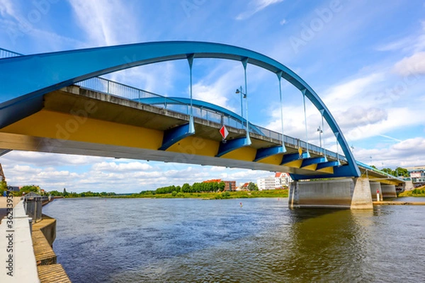 Fototapeta Oderbrücke Frankfurt-Slubice (Stadtbrücke)