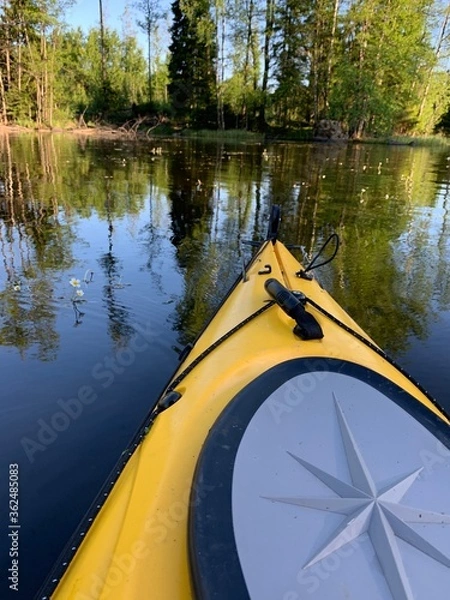 Fototapeta Lake kayakng