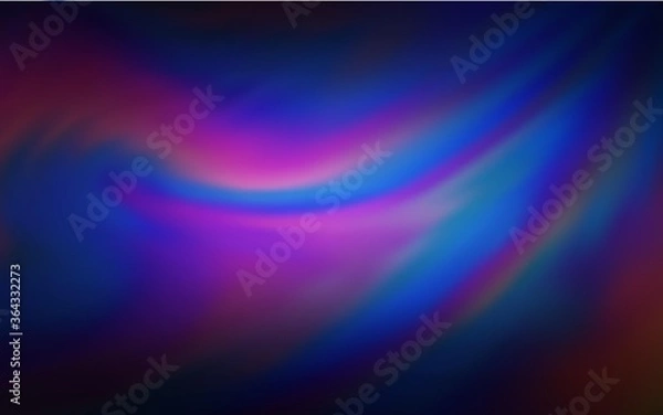 Fototapeta Dark Pink, Blue vector blurred shine abstract template. Modern abstract illustration with gradient. Completely new design for your business.