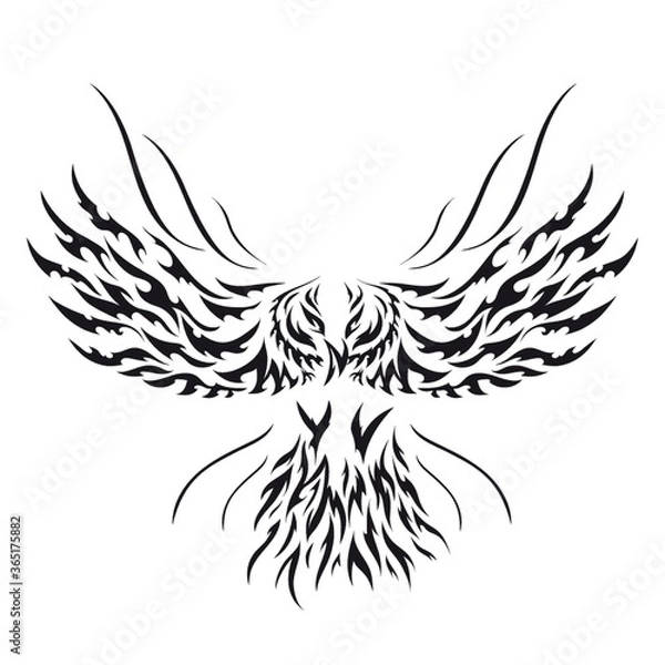 Fototapeta eagle tattoo design