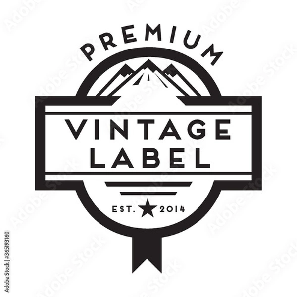 Fototapeta vintage premium label