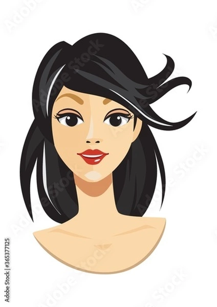 Fototapeta woman hairstyle